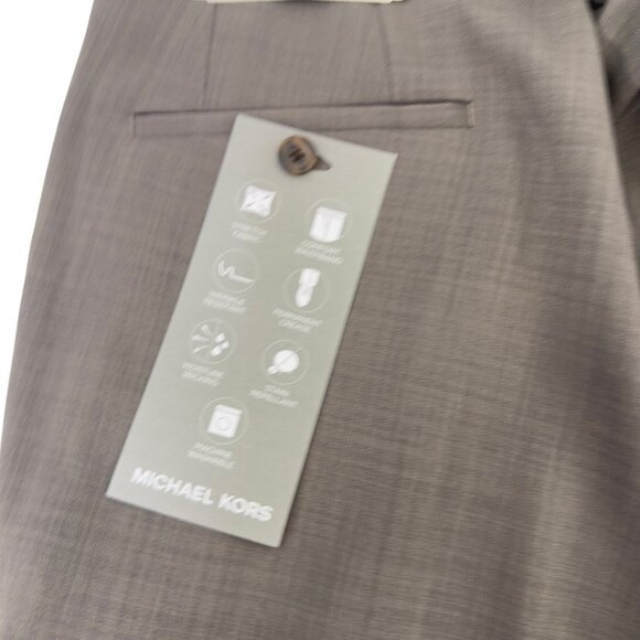 Michael Kors Mens Light Brown Dress Pants 38W X 32L Formal Wear Business Casual - Picture 10 of 15